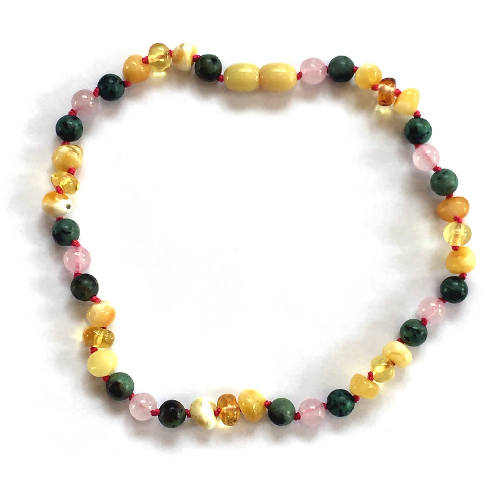 amber rose teething necklace