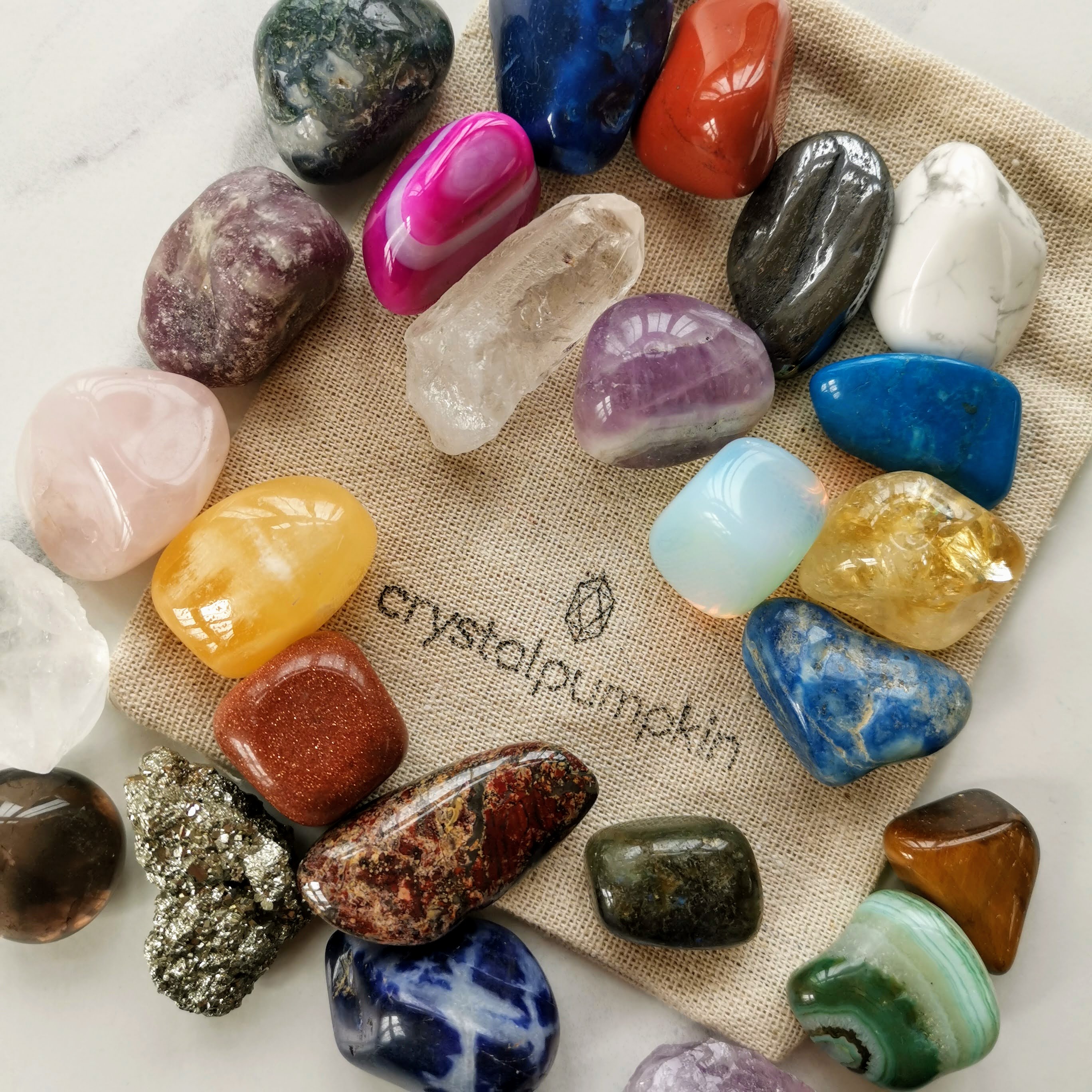 Crystal Starter Set - Reiki Crystals for Beginners