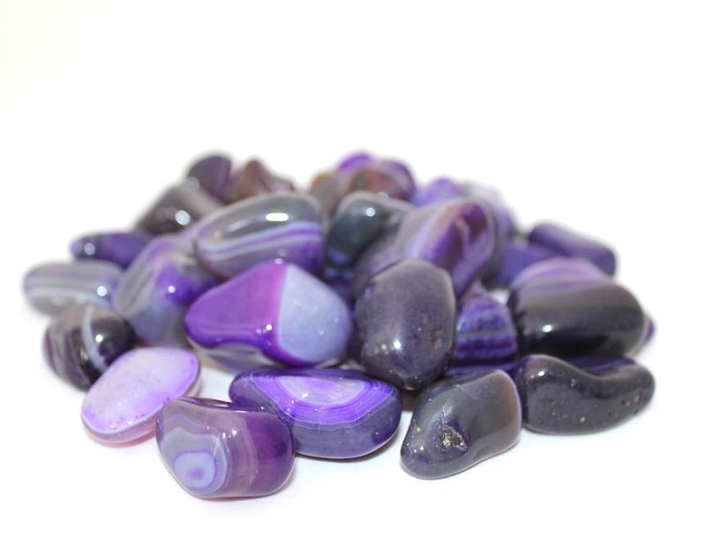 purple banded agate