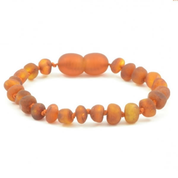 amber pumpkin teething bracelet