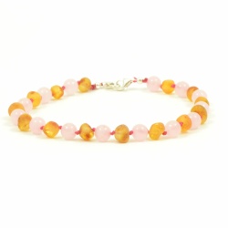 pumpkin amber anklets